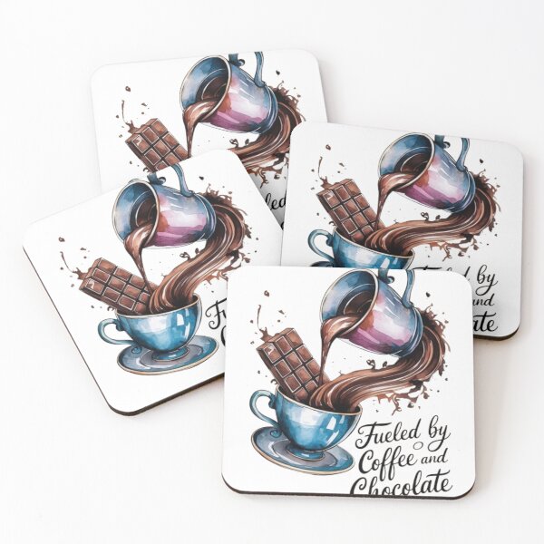 Item preview, Fueled by Coffee and Chocolate. designed and sold by Shop242.