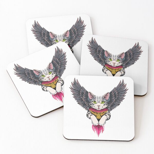 Item preview, Soar High with Our Magical Flying Cat designed and sold by hutech.