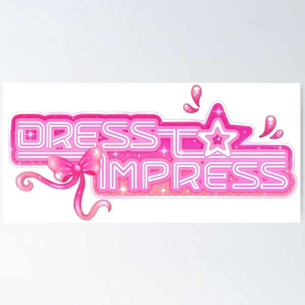 Item preview, Dress To Impress Logo Aesthetic Roblox designed and sold by iwannitonashirt.