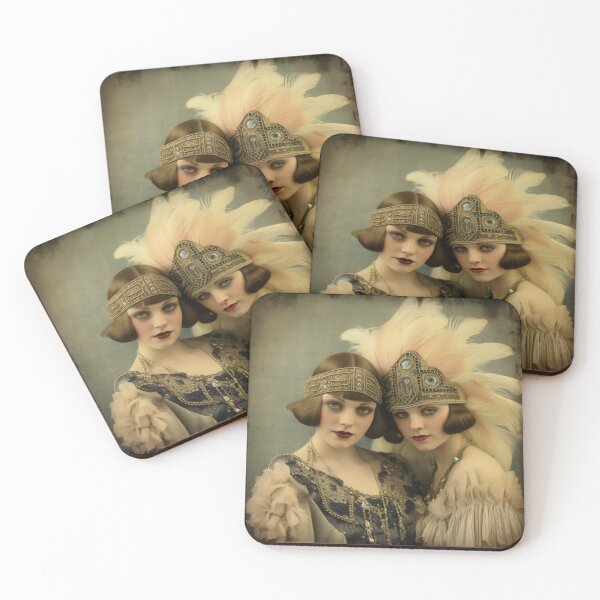 Item preview, 1920s Flapper Girls Old Photograph designed and sold by whitecat23.