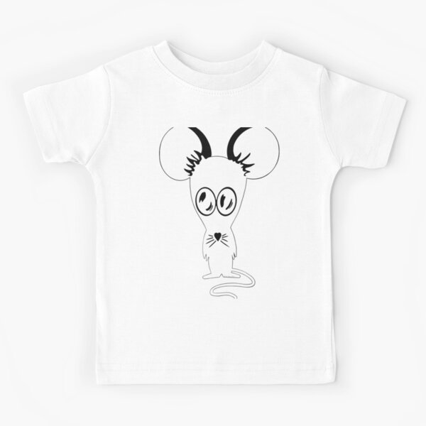 Rat Gang Crew Logo Design by iServalan White on Black Kids T-Shirt