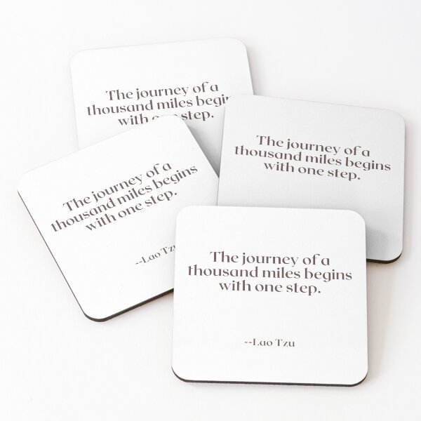 Item preview, The journey of a thousand miles begins with one step. designed and sold by AlwaysHome.