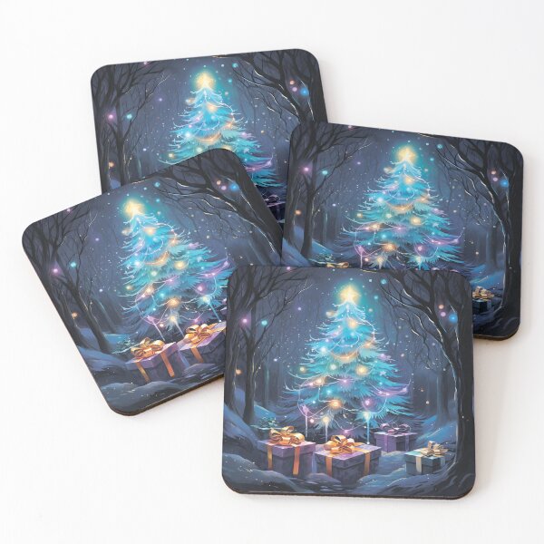 Item preview, Snowy forest. Winter landscape. Winter night. designed and sold by MagelliShop.
