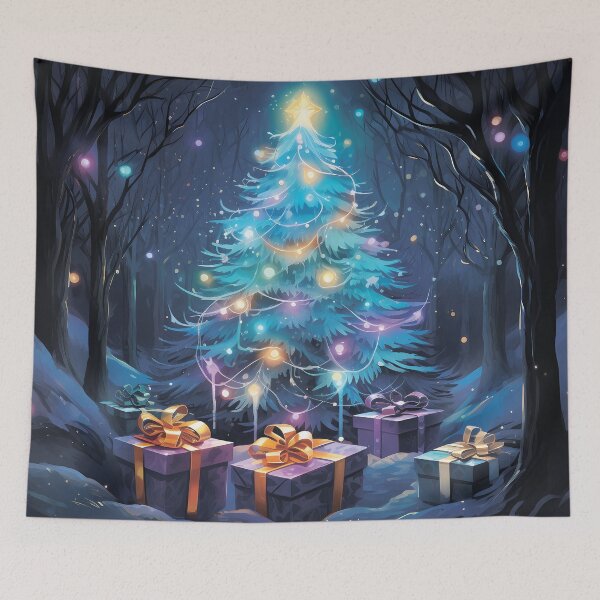 Item preview, Snowy forest. Winter landscape. Winter night. designed and sold by MagelliShop.
