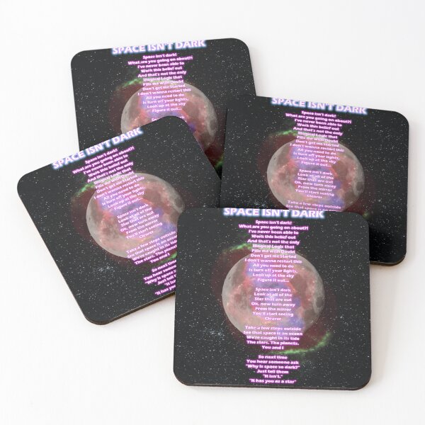 Item preview, A POEM I WROTE CALLED "SPACE ISN'T DARK" designed and sold by OuterVoidLabs.