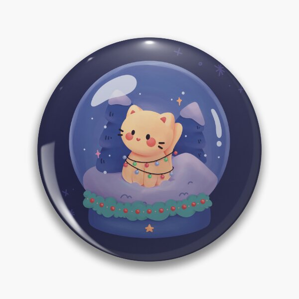 Item preview, Cute Christmas Snowglobe | Kitty | Animals designed and sold by Thea's Workshop.