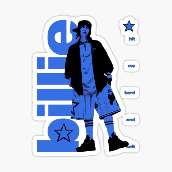 Aperçu de l'œuvre Billie Eilish - Frappe-moi fort et doucement créée et vendue par hteshop.