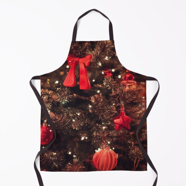 Item preview, Christmas Tree with Lights and Red Ornaments designed and sold by DigitalGemArt.