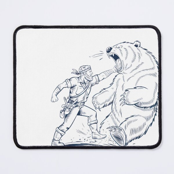 Item preview, Man vs. Bear: The Knockout Hunting Camping designed and sold by Anniebuh.