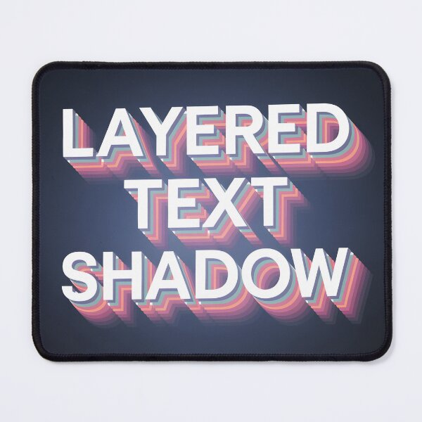 Item preview, Creative Typography With Layered Text Shadow Effect designed and sold by Creative88Art.