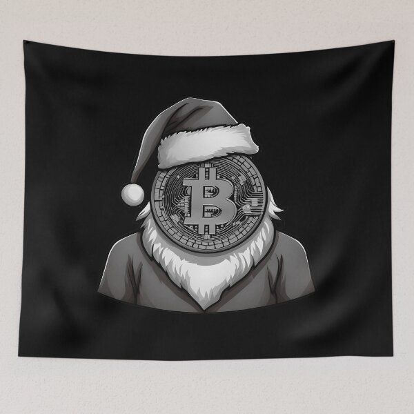 Item preview, Bitcoin Santa Hat Christmas Pajama Party Outfit Crypto Holder Btc Cryptocurrency Investor designed and sold by Zikozaki.
