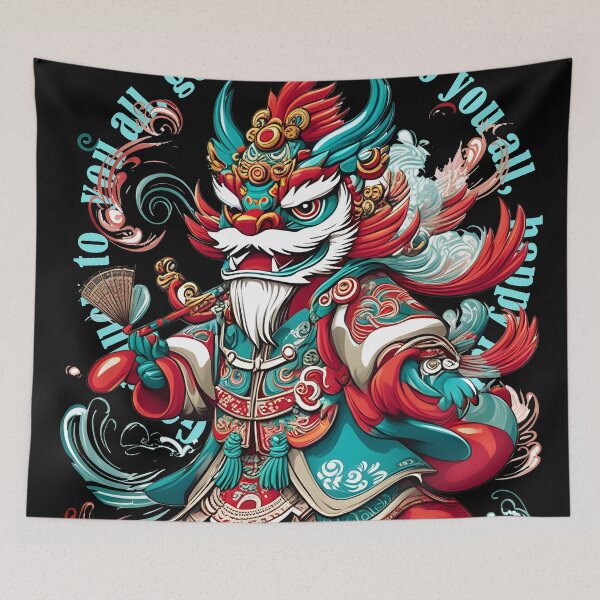 Item preview, happy lion dances designed and sold by aliraweb.