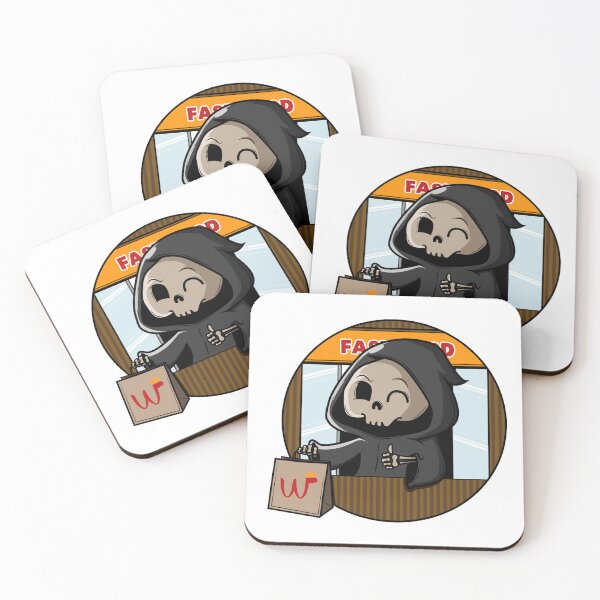 Item preview, Fast Food Slow Death designed and sold by PMYTHO.