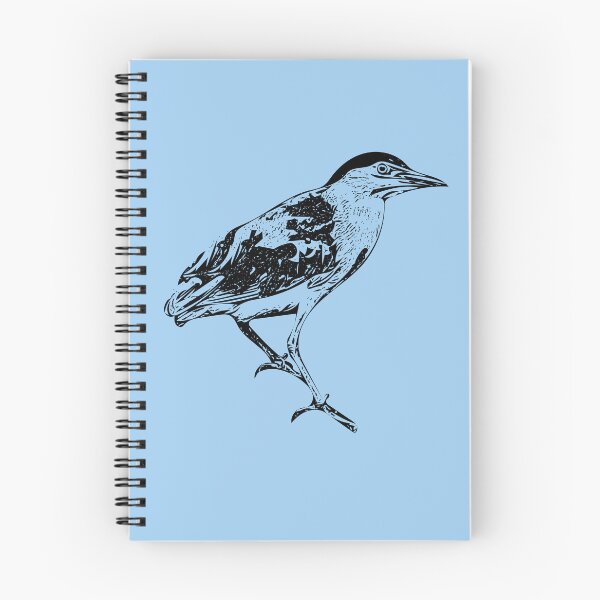 Item preview, Nankeen Night Heron Black Design  designed and sold by designsasstultd.