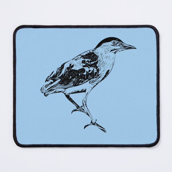 Item preview, Nankeen Night Heron Black Design designed and sold by designsasstultd.