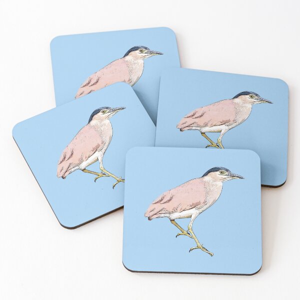 Item preview, Nankeen Night Heron Black Alternate Design  designed and sold by designsasstultd.