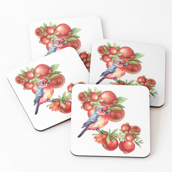 Item preview, Bird among pomegranates designed and sold by Gardenpets.