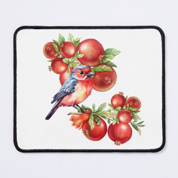 Item preview, Bird among pomegranates designed and sold by Gardenpets.