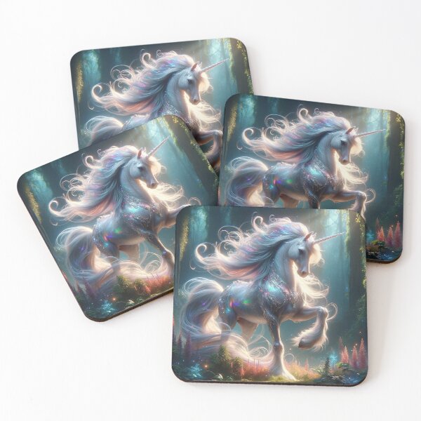 Item preview, Enchanted Magical Mystic Forest Unicorn designed and sold by Fantasy Horseys.