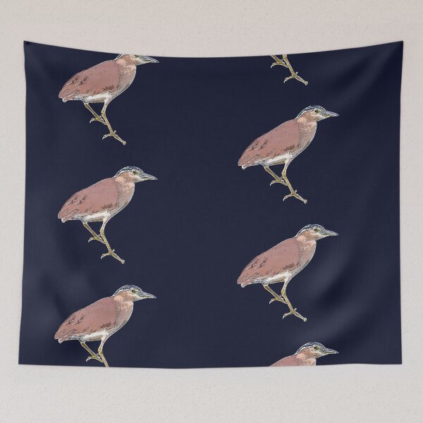 Item preview, Nankeen Night Heron White Alternate Design designed and sold by designsasstultd.