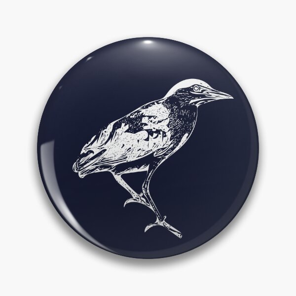 Item preview, Nankeen Night Heron White Design  designed and sold by designsasstultd.