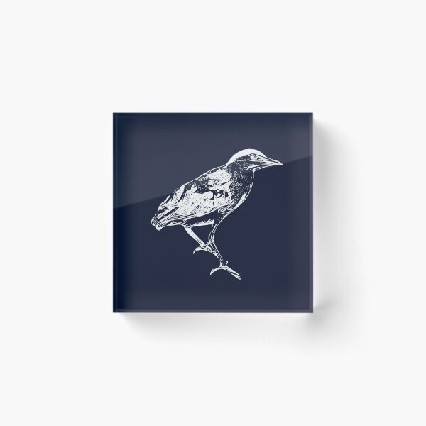 Item preview, Nankeen Night Heron White Design  designed and sold by designsasstultd.
