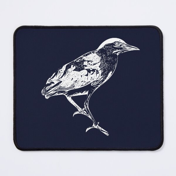 Item preview, Nankeen Night Heron White Design designed and sold by designsasstultd.