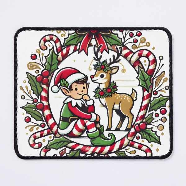 Item preview, Grinning Green Monster in Santa Suit with Gift designed and sold by lubushop1.