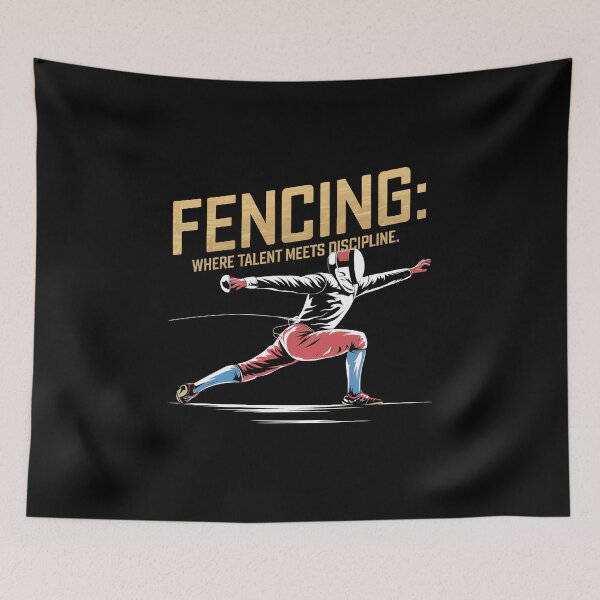 Item preview, Fencing Art: Where Talent Meets Discipline designed and sold by Anniebuh.