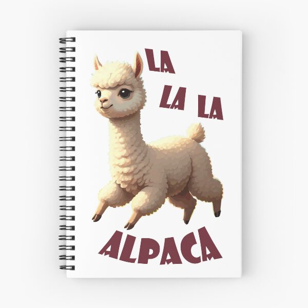 Item preview, La la la Alpaca designed and sold by Attic-Junk.