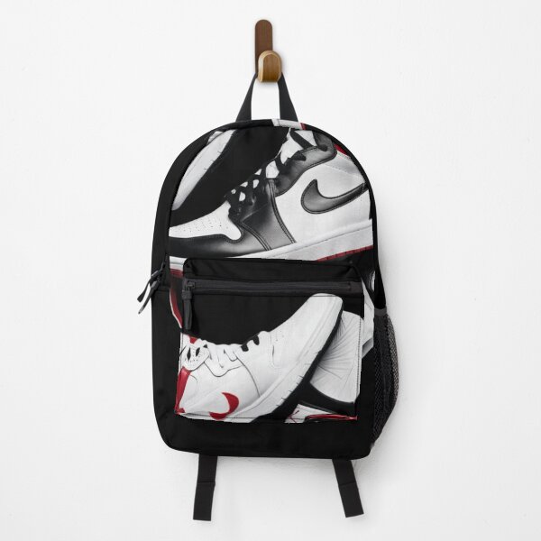 Item preview, Iconic Black, White, and Red High-Top Sneakers designed and sold by PRIME4YOU.