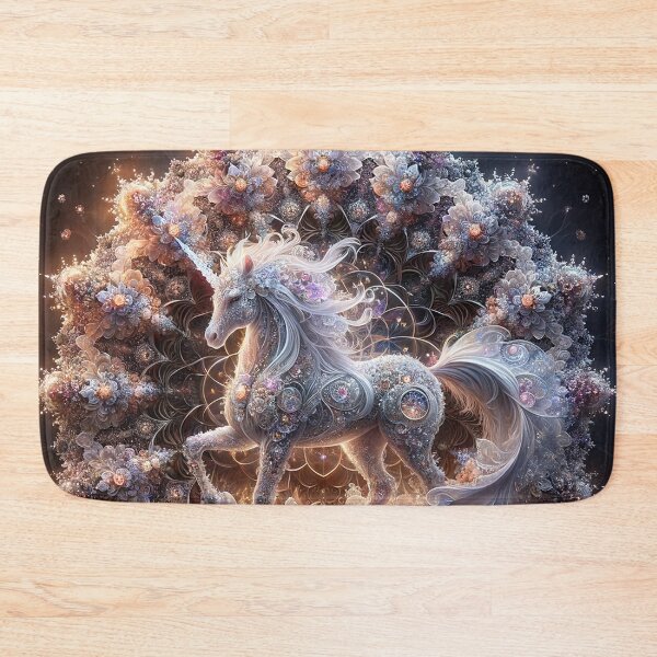 Item preview, Magical Frozen Ice Crystal Unicorn designed and sold by Fantasy Horseys.