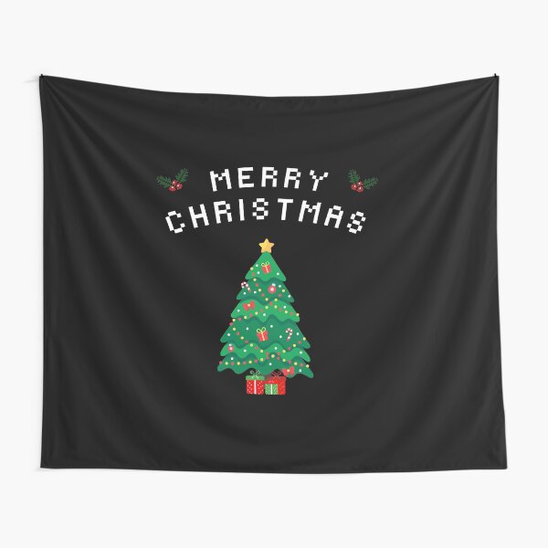 Item preview, Pixel Art Christmas Tree/Christmas Tree/Retro Christmas Tree designed and sold by RadiantRoost.