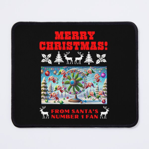 Item preview, Merry Christmas - Santa's Number One Fan designed and sold by Manic Merch Designs.