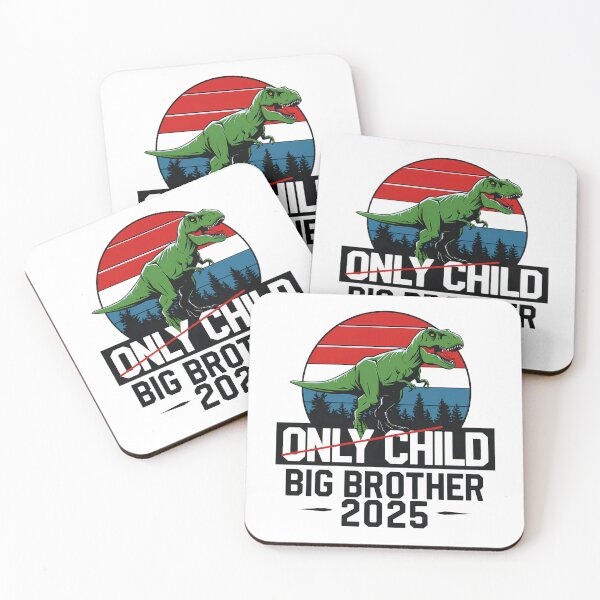 Item preview, T-Rex Dinosaur Shirt Only Child Big Brother 2025 Promoted To Big Brother designed and sold by SlocifieShop.