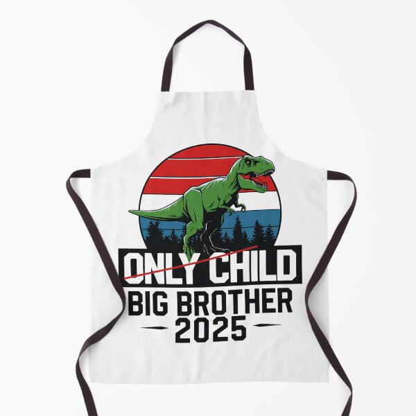Item preview, T-Rex Dinosaur Shirt Only Child Big Brother 2025 Promoted To Big Brother designed and sold by SlocifieShop.