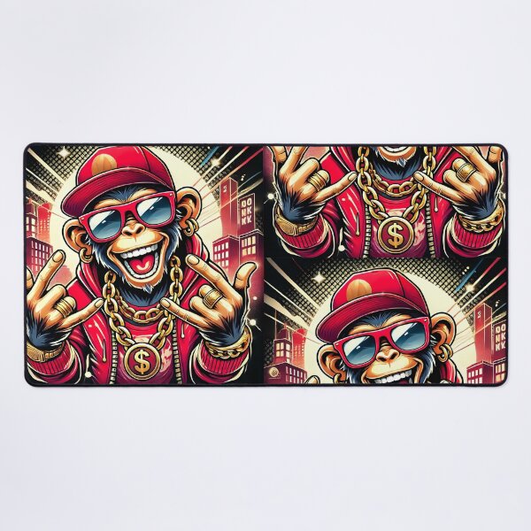 Item preview, Funky Monkey T-Shirt Design designed and sold by DesignHub.