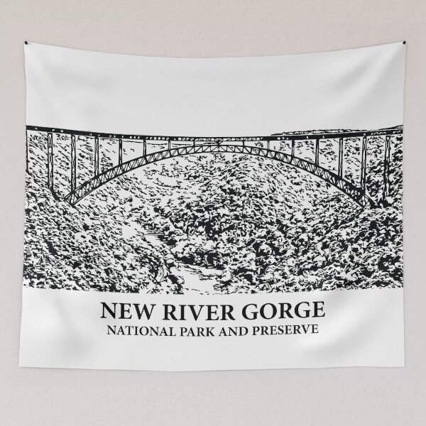 Item preview, New River Gorge National Park and Preserve designed and sold by Lakeric.