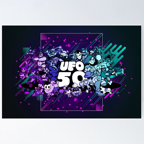 Item preview, UFO 50 | Modern Graphic Design designed and sold by Eroshi.