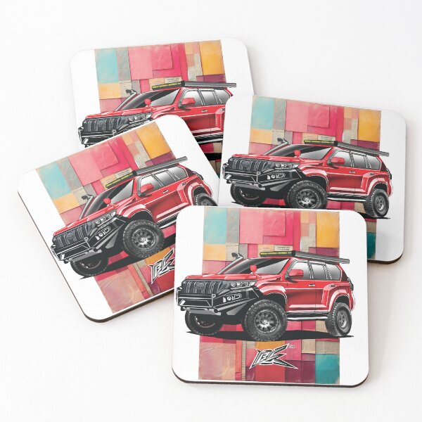 Item preview, toyota Land Cruiser Prado GXL j150 red  designed and sold by NaquashM.