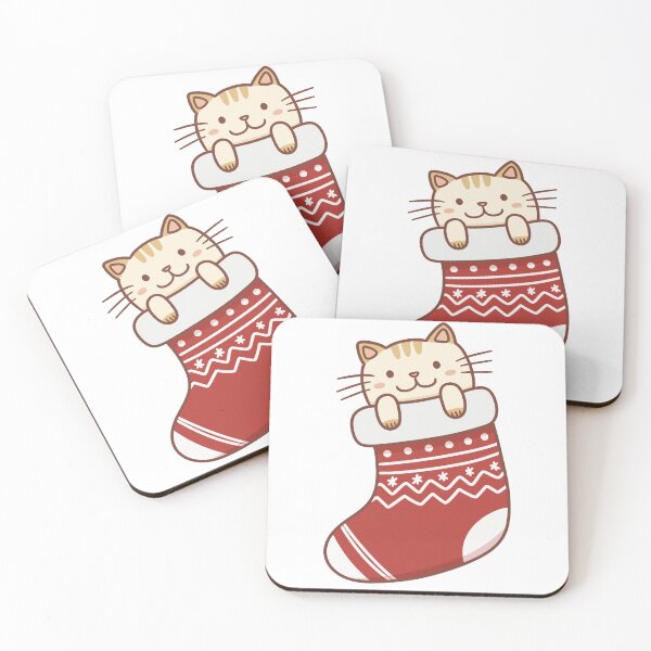 Item preview, Meowy Christmas designed and sold by sonnenglueckart.