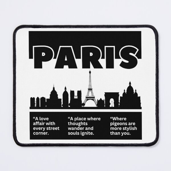 Item preview, Paris Minimalist Typography Art designed and sold by BaliChili.