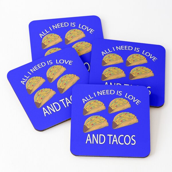 Item preview, Funny Taco Eating Lover Humor All I Need Is Love And Tacos designed and sold by fantasticdesign.