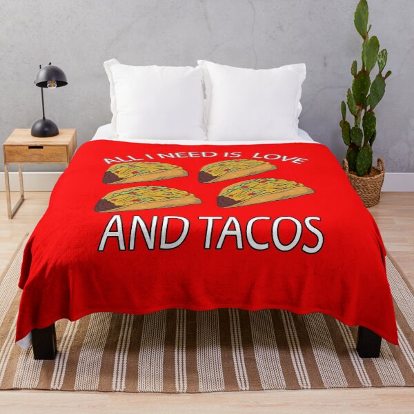 Item preview, Funny Taco Eating Lover Humor All I Need Is Love And Tacos designed and sold by fantasticdesign.