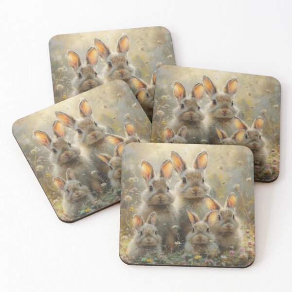 Item preview, Fluffy Bunnies designed and sold by Dawn van Doorn.