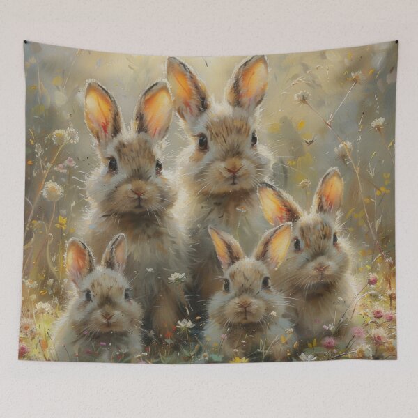 Item preview, Fluffy Bunnies designed and sold by Dawn van Doorn.