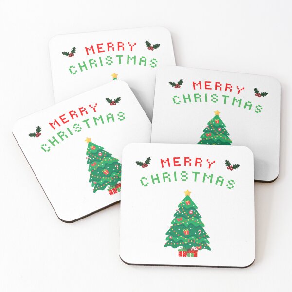 Item preview, Retro Christmas Tree/Pixel Art Christmas Tree/Christmas Tree designed and sold by RadiantRoost.