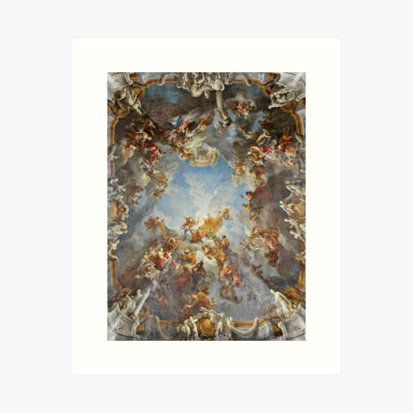Item preview, The Apotheosis of Hercules Versailles Palace Ceiling Mural designed and sold by Onodera.