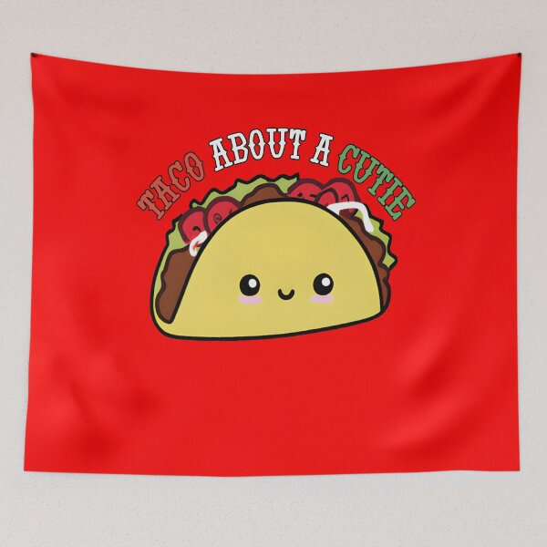 Item preview, Funny Taco Eating Lover Humor Art Design Taco About A Cutie designed and sold by fantasticdesign.