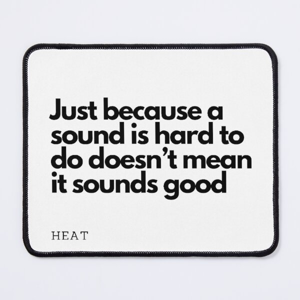 Item preview, Famous HEAT Beatbox Quote designed and sold by BeatboxComm.